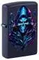 Vorschaubild: Zippo 60007894 Reaper Skull Navy Matte mit Sensenmann und Black-Light-Effekt