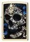 Vorschaubild: Zippo 60007900 Skull with Flowers Champagne Frontansicht