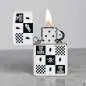 Vorschaubild: Zippo 60007903 Skateboard Checkers Born to Skate White Matte Szene