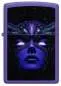 Vorschaubild: Zippo 60007916 Cyborg Woman Purple Matte Black Light Frontansicht