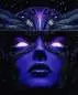 Vorschaubild: Zippo 60007916 Cyborg Woman Purple Matte Black Light Frontausschnitt