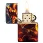 Vorschaubild: Zippo 60007924 Fire Dragon 540 Fusion offen mit Flamme