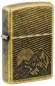 Vorschaubild: Zippo 60007936 Mountain Antique Brass mit gravierten Bergen, Sonne und diagonalen Linien im Lustre-Design