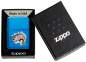 Vorschaubild: Zippo Jumping Fish Blau hochglänzend Feuerzeug Verpackung
