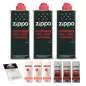 Vorschaubild: Zippo Set 4 Feuerzeugbenzin 3 x 125ml