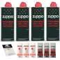 Vorschaubild: Zippo Set 5 Feuerzeugbenzin 4 x 125ml