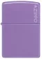 Vorschaubild: Zippo Smoky Lavender Logo Color Druck Feuerzeug vorne