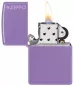Vorschaubild: Zippo Smoky Lavender Logo Color Druck Feuerzeug offen