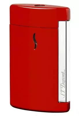 S.T. Dupont Feuerzeug MiniJet -2Jet-Flamme rot glänzend