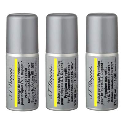 Produktbild: S.T. Dupont Premium-Feuerzeug-Gas gelb 2x 30ml