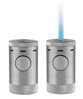 Produktbild: Xikar Volta Tisch-Feuerzeug silber 1569bk