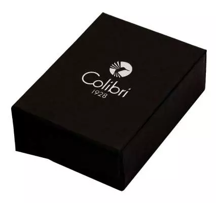 Colibri V-Cut Kerbschnitt Zigarrencutter Carbon silber