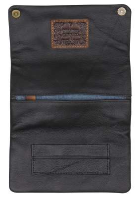 Produktbild: Kavatza Classic Leder schwarz Tabaktasche Drehertasche Tabakbeutel