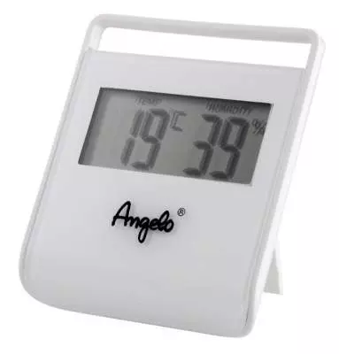 Angelo Digital Hygrometer Thermometer weiß