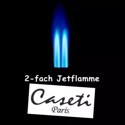 Produktbild: Caseti Paris Feuerzeug mit 2-fach-Jetflamme