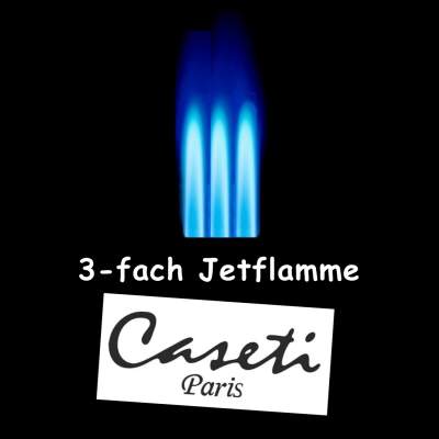 Produktbild: Caseti Paris Feuerzeug mit 3-fach Jetflamme