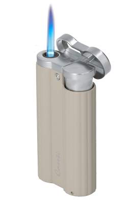 Produktbild: Caseti Paris Jet Feuerzeug grau-beige matt 281103 Flamme