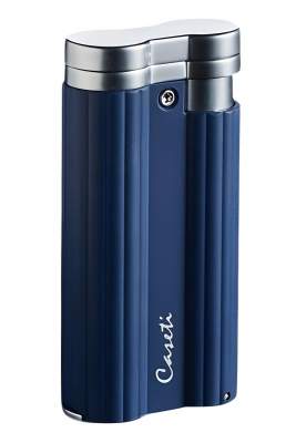Produktbild: Caseti Paris Jet Feuerzeug dunkelblau matt 281102 vorne