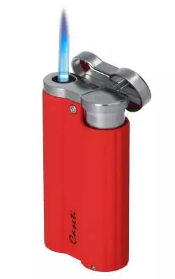 Produktbild: Caseti Paris Jet Feuerzeug rot matt 281105 Flamme