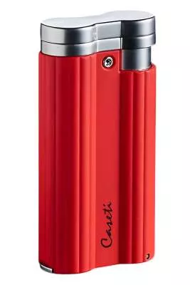 Produktbild: Caseti Paris Jet Feuerzeug rot matt 281105 vorne