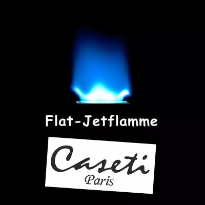 Produktbild: Caseti Paris Feuerzeug mit Flat-Jetflamme