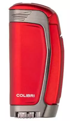 Produktbild: Colibri E3 rot gunmetal Feuerzeug vorne