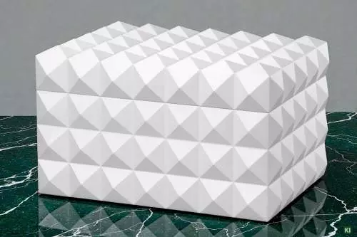 Produktbild: Colibri Humidor Grand Quasar weiß auf einem Tisch