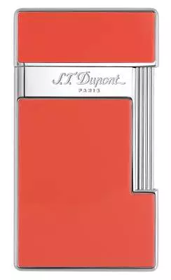 Produktbild: S.T. Dupont Slimmy Feuerzeug korallen-rot chrom vorne