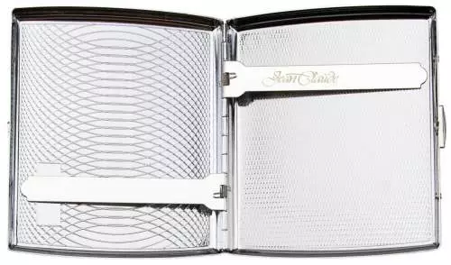 Produktbild: Zigarettenetui Jean Claude Nickel Bögen 20er offen