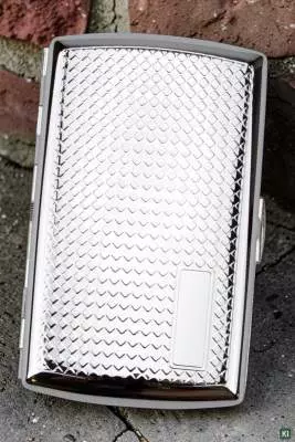 Produktbild: Zigarettenetui Jean Claude Metall Wellendesign 10er stehend