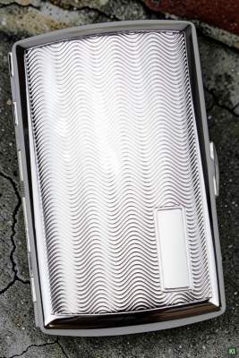 Produktbild: Zigarettenetui Jean Claude Metall Wellendesign 10er stehend