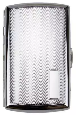 Produktbild: Zigarettenetui Jean Claude Metall Wellendesign 10er