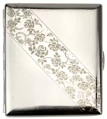 Produktbild: Zigarettenetui Jean Claude Nickel Ornament diagonal 20er