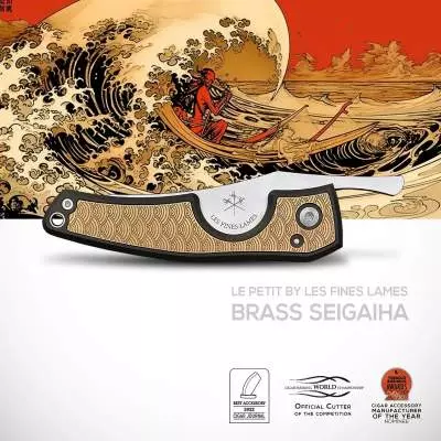 Produktbild: Fines Lames Le Petit Brass Seigaiha Banner