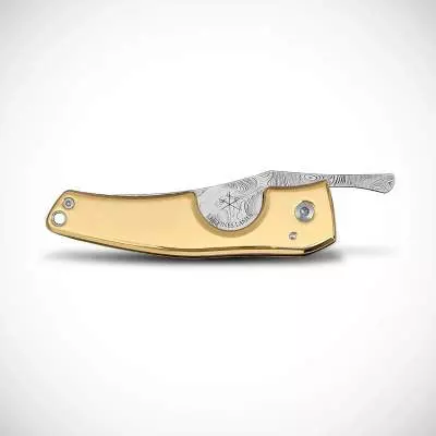 Produktbild: Fines Lames Le Petit Damasteel Björkmans Twist Gold 18K geschlassen