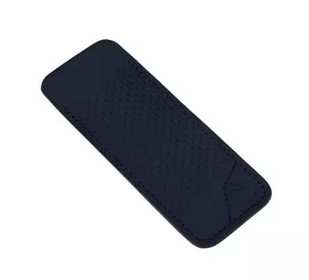 Produktbild: Les Fines Lames Lederetui Sheath Petrol Blue Racing Draufsicht