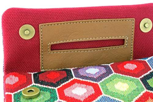 Produktbild: Mestango Stoff bunt Rhombus Tabaktasche Drehertasche Tabakbeutel