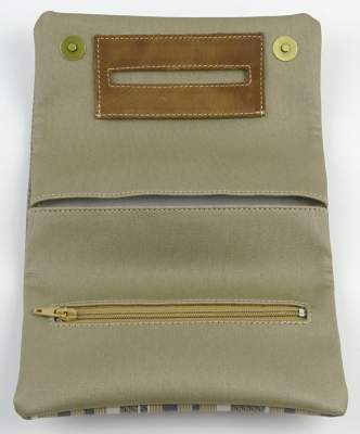 Produktbild: Mestango Yacht beige grau 1009-2 Tabaktasche Drehertasche Tabakbeutel