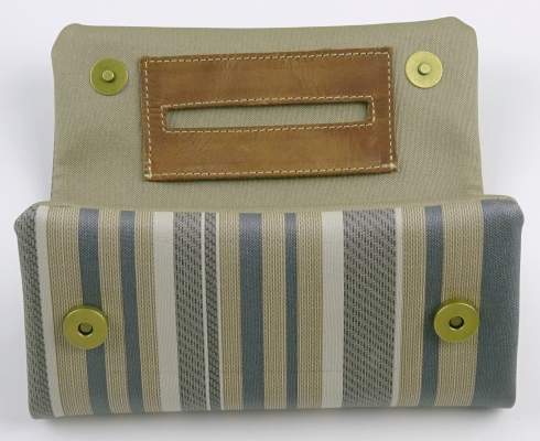 Produktbild: Mestango Yacht beige grau 1009-2 Tabaktasche Drehertasche Tabakbeutel