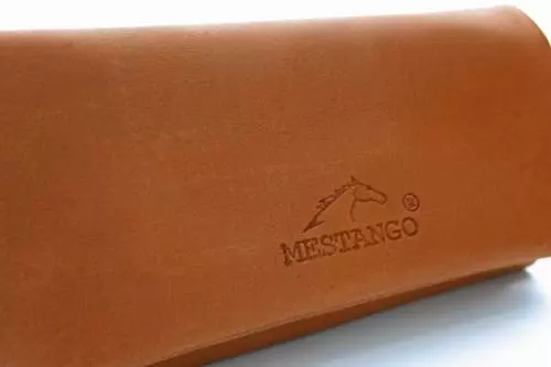 Produktbild: Mestango Kalbsleder hellbraun Überschlag