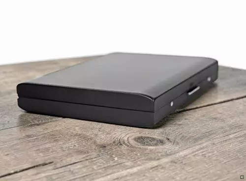 Produktbild: Zigarettenetui Pearl Metall schwarz matt 20er Szene