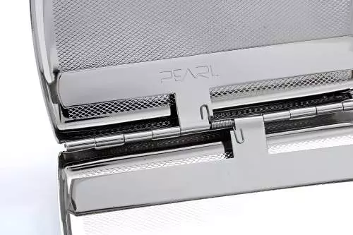 Produktbild: Zigarettenetui Pearl Metall silbern für 20 IQOS Klammern