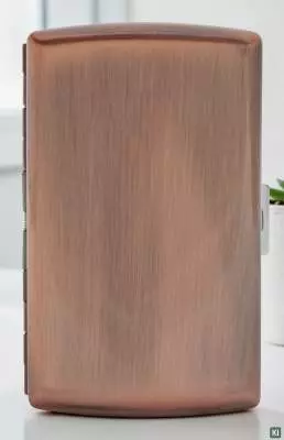 Produktbild: Zigarettenetui Pearl Metall Kupferfarben 12er stehend