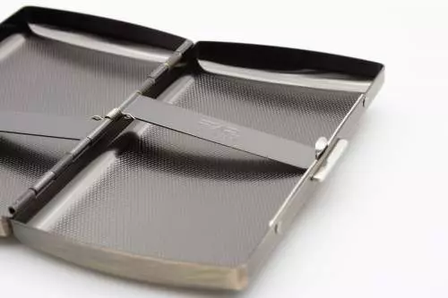 Produktbild: Zigarettenetui Pearl Metall Messingfarben 12er Bügel