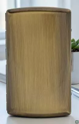 Produktbild: Zigarettenetui Pearl Metall Messingfarben 12er stehend