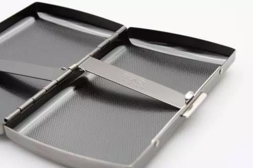 Produktbild: Zigarettenetui Pearl Metall Silberfarben 12er Bügel