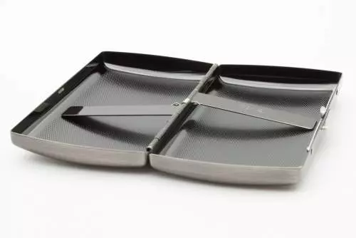 Produktbild: Zigarettenetui Pearl Metall Silberfarben 12er offen