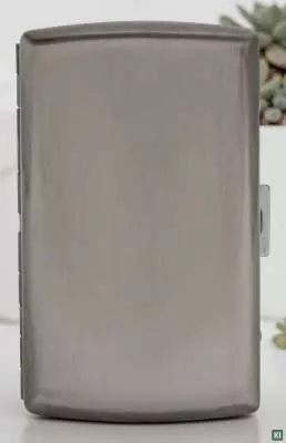 Produktbild: Zigarettenetui Pearl Metall Silberfarben 12er stehend