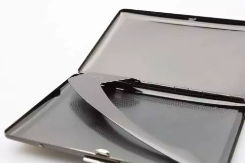 Produktbild: Zigarettenetui Pearl Metall messingfarben 9er Bügel