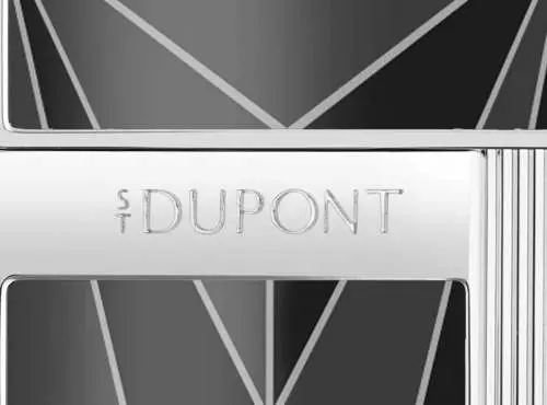 Produktbild: S.T. Dupont Slimmy Fire X Feuerzeug schwarz chrom Logo